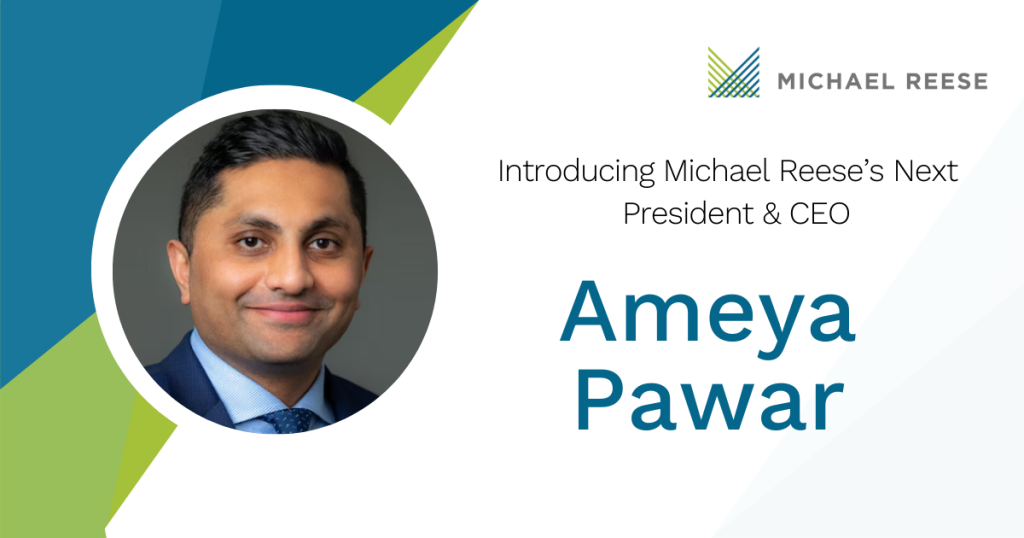 Ameya Pawar Named Next CEO of Michael Reese Health Trust